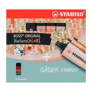 Imagem de Stabilo KIT NatureCOLORS, Point 88 + BOSS, 8 peças, KIT 1