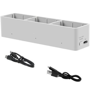Imagem de Generic Carregador de bateria AVATA 2 Drone, carregador de três vias, acessório para drone, gerenciador de carregamento rápido com cabos de carregamento USB-A/C para USB-C compatíveis com DJI AVATA 2,