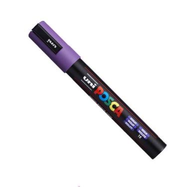 Imagem de Caneta Posca PC-5M UniBall Unidade, Violeta
