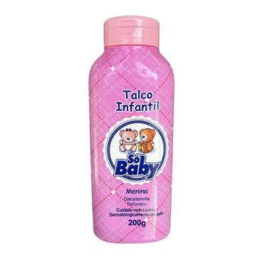 Imagem de Talco Infantil Rosa 200G SÓ BABY - Up Baby