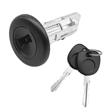 Imagem de Dunviku Interruptor de cilindro de ignição com chave de ignição conjunto de ignição substituição do interruptor de partida D1469G US-312L compatível com Chevy Cadillac GMC Pontiac Bravada Hummer