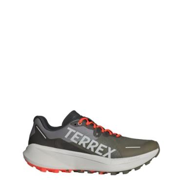 Imagem de adidas Tênis de corrida masculino Terrex Agravic 3 Trail, Olive Strata/Cinza/Semiimpacto ou, 43