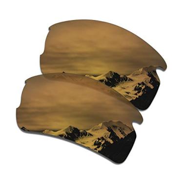 Imagem de Lentes de substituição masculinas SmartVLT para óculos de sol Oakley Flak 2.0 OO9295 - Mais opções, Bronze Gold, One Size