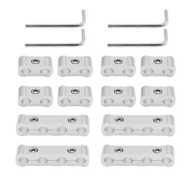 Imagem de Saihisday Conjunto de separador e suporte de fio de vela de ignição para 8 9 clipes de suporte de fio de 10 mm Teares de vela de ignição