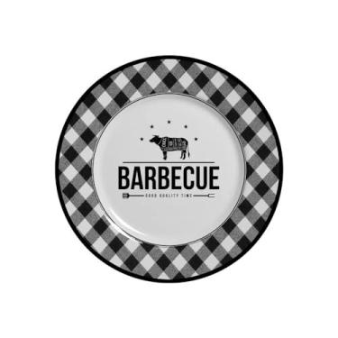 Imagem de Conjunto com 6 Pratos de Sobremesa Barbecue Churrasco Ø21cm