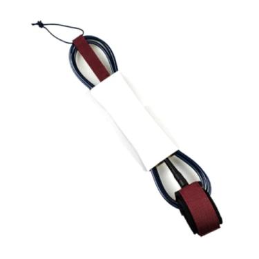 Imagem de kowaku Surfboard Leash Stand Up Paddleboard Telescópica 244cm Comprimento da Surf Board Straia de corda da perna para tábuas de remo de caiaque, Preto