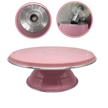 Imagem de Bailarina Giratória de Confeitar Bolo N30 Rosa Bebê - Aluminio AMJ