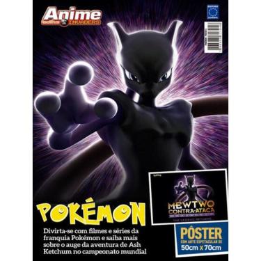 Imagem de Superpôster Anime Invaders - Pokémon - Arte C - Mewtwo Contra-Ataca