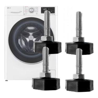 Imagem de 4 Pés Nivelador Lava E Seca Secadora Máquina De Lavar Roupa - rfw