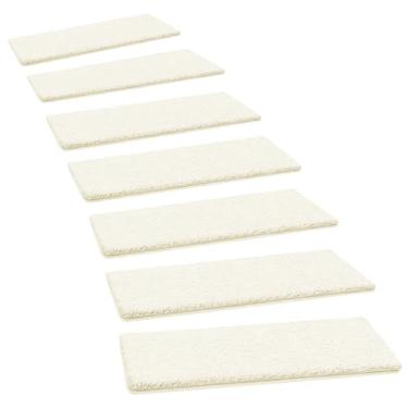 Imagem de PURE ERA Tapetes de escada ultra macios protetores de escada para ambientes internos que aceitam animais de estimação antiderrapante fita antiderrapante lavável reutilizável 20,3 x 76,2 cm (2 peças,