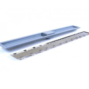 Imagem de Linear Ralo Pvc Elleve Royal Tampa Oculta 80cm