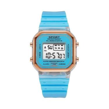 Imagem de Relógio Infantil Digital LED - Esportivo, Minimalista e Multifuncional