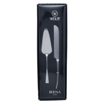 Imagem de Conjunto de 2 Peças para Bolo em Aço Inox Berna - Wolff