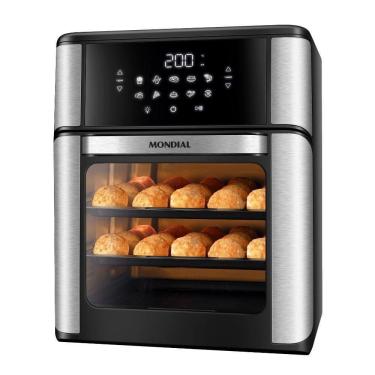 Imagem de Fritadeira Mondial Air Fryer Oven 12 Litros Afon Preto/inox 220V