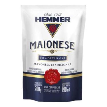 Imagem de Kit c/ 3 Maionese Tradicional Hemmer Sache 200g