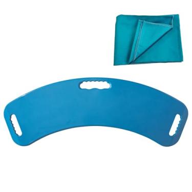 Imagem de Suboton Placa de transferência com folha deslizante tubular (71 cm x 71 cm), dispositivo de assistência deslizante para transferência ou idosos de cadeira de rodas para cama, banheiro, banheira, carro