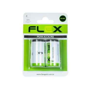 Imagem de Pilha Alcalina C Flex C/2 Unidades Fx-ck2