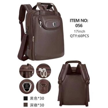 Imagem de Pasta Mochila Executiva Masculina Executiva Couro - NoBrand, 56 Marrom