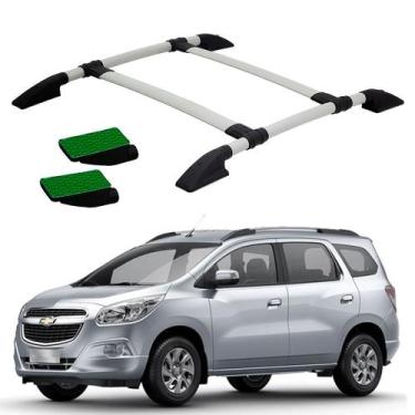 Imagem de Rack Teto Bagageiro Spin 2019 2020 2021 2022 Prata Colado - Solar