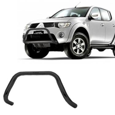 Imagem de Parachoque Quebra Mato L200 Triton 2011 2012 2013 Preto - Solar