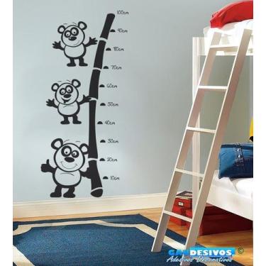 Imagem de Adesivo Decorativo de Parede Animais Urso Polar Bambuzal - Gaudesivos