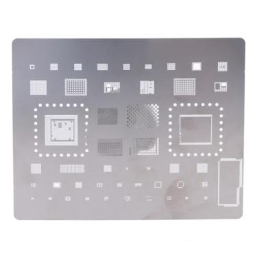 Imagem de Processo de Semi -escultura Rápido de Tinning BGA REBALLING NET STÊNDEX 0,12mm Pitch, Aço Inoxidável, Aplicável Ao XR XS XS