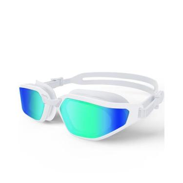 Imagem de Óculos de natação OLANRUN para adultos - antiembaçantes, anti-UV, sem 