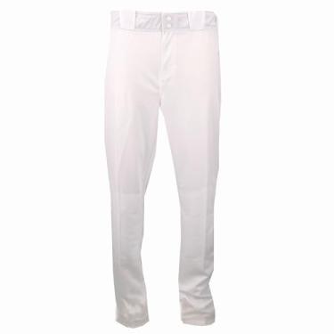 Imagem de adidas Calça de beisebol Icon Pro Piped com bainha aberta branca | preta 2GG