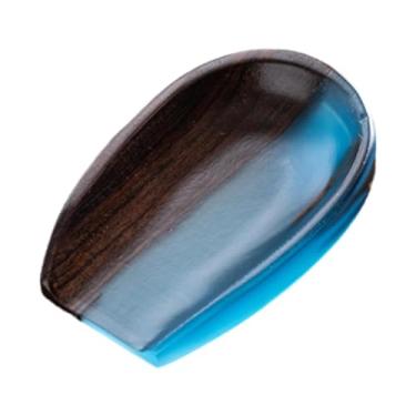 Imagem de DimyFew Copo de dosagem de grãos de café decorativo elegante bandeja de dosagem de chá solto bandeja de madeira resina para sala de chá, Color D