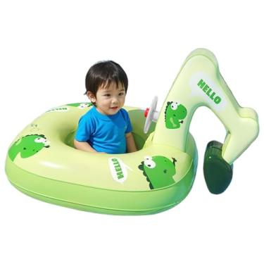 Imagem de Flutuadores Infláveis para Piscina,Boias Infláveis de Piscina em Forma de Escavadora - Tapete de PVC Colchão Almofada Brinquedo de para Crianças de 2 a 6 Anos Diversão Aquática Banho de Sol