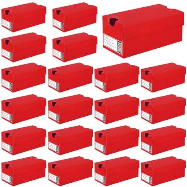 Imagem de Foxtell Pacote Com 24 Mini Caixas De Tênis Para Lembrancinhas Festa, 4,7 X 2,5 Polegadas, 2 Sapatos, Presentes, Doces, Biscoitos, Lanches, Esportes, Pequena Caixa Presente Etiqueta, Casamento, Feria