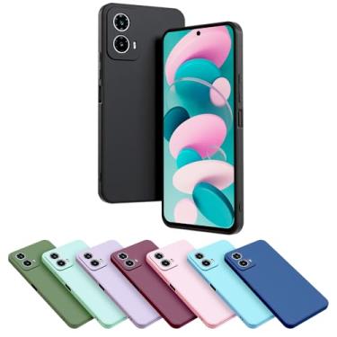 Imagem de Capa de Proteção em Silicone Compatível ¨Motorola Moto G34 Interior Aveludado Com Proteção de Câmera (LILÁS)