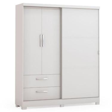 Imagem de Guarda Roupa Casal 3P 2G 218x180 cm C533 Kappesberg, Branco
