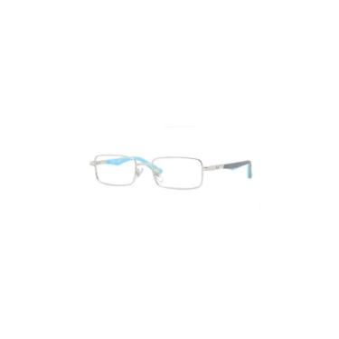 Imagem de Óculos de Grau Ray-Ban Infantil RB 1033 4017 47 e Metal Prata com Azul