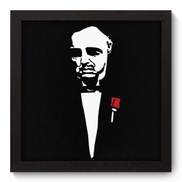 Imagem de Quadro Decorativo - Poderoso Chefão - 22cm x 22cm - 013qdhp - Allodi