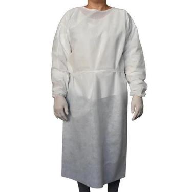 Imagem de Avental Manga Longa Gr 30 Artmedic - Branco