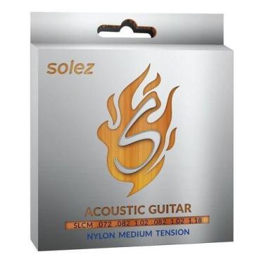 Imagem de Encordoamento Violão Nylon Solez Mediun T. Slcm Titaniun