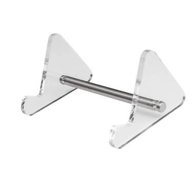 Imagem de QIEIEI Suporte de teclado para exibição de teclado, suporte de teclado de acrílico transparente, suporte de armazenamento de teclado mecânico para computador