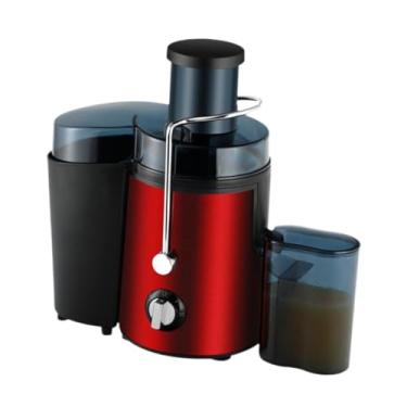 Imagem de ＫＬＫＣＭＳ Máquina de Extrator centrífugo de Fácil de limpar Espremedor de frutas e vegetais Pequeno eletrodoméstico para loja de bebidas Casa, Vermelho