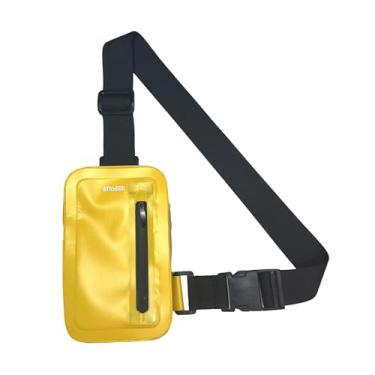 Imagem de EMSEEK Mini bolsa tiracolo bolsa tiracolo bolsa de viagem casual para telefone chaveiro cartão de crédito carteira dinheiro, Amarelo, Mini, Bolsa tiracolo feminina e masculina