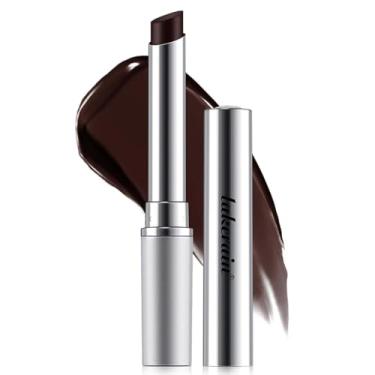Imagem de Bálsamo labial para batom de mel – Cor labial hidratante de longa duração, protetor labial nutritivo natural e suave, cereja preta, batom hidratante adequado para todas as cores de pele (preto)