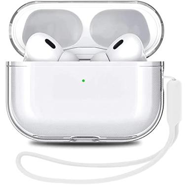Imagem de OETKER Capa compatível com Airpods Pro 3 2025, capa transparente macia à prova de choque para Airpod Pro 3ª geração, capas transparentes para Airpods Pro 3 de 3ª geração, capa protetora para iPod 3