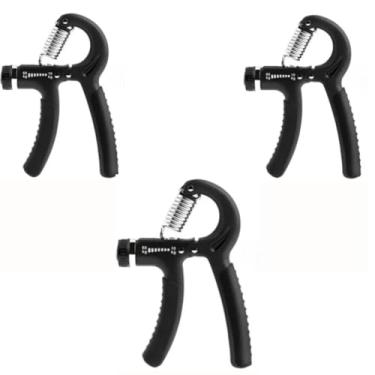 Imagem de Kit 2 Hand Grip Flexor De Punho Com Mola Ajustável Antebraço Mãos(2 PCS)