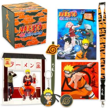 Imagem de Naruto Shippuden Collectors Box Set - Bundle with Konoha Anime Canvas Art, Accessories, Decorative Stand, Plus More | Naruto Gift Set for Teens, Adults