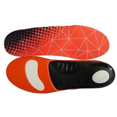 Imagem de Bellcon Palmilha ortopédica para dores nos pés, suporte de arco, inserções para fascite plantar, esporões, palmilhas confortáveis de espuma de poliuretano para trabalho, botas de caminhada, tênis para