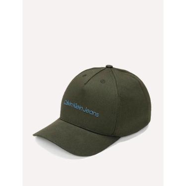 Imagem de Boné Calvin Klein Jeans Sarja Logo Verde Militar-Masculino