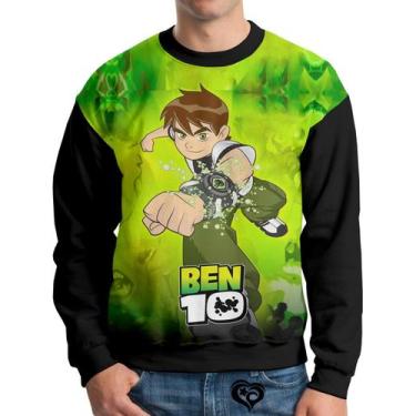 Imagem de Moletom Ben 10 Infantil UNISSEX Desenho Herois Casaco Blusa - Alemark,