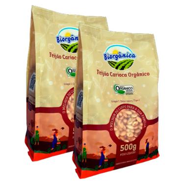 Imagem de Kit 2X: Feijão Carioca Orgânico Biorgânica 500g
