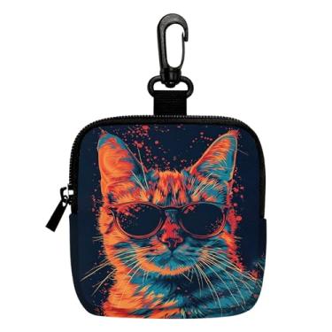 Imagem de Porta-chaves mini porta-moedas, bolsa multifuncional para chaves, moedas, fone de ouvido, batom, 1, LCS multicolorido 28751, Tendência