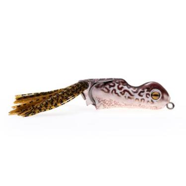 Imagem de Scum Frog Série Troféu Pintado Topwater Bass Fishing Hollow Body Frog Isca com Ganchos Sem Ervas, Spring Peeper, 14 g